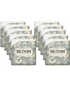 Wholesale Supplier Bloom Luxury Bathroom Tissue Toilet Rolls 3 Ply 4 Rolls x 10 Pack (40 rolls)