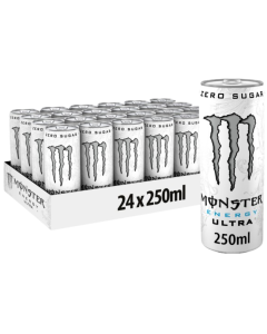 Monster Energy Ultra White Zero Sugar 250ml x 24