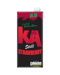 Wholesale Supplier KA Strawberry Still Juice 1L x 12 PM£1.19