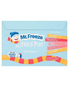 Wholesale Supplier Mr Freeze 140 x 45ml Freeze Pops (5 Flavours)