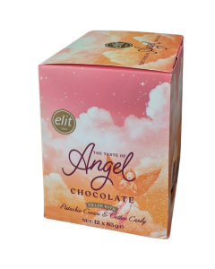 Elit The Taste of Angel Chocolate filed with Pistachio Cream & Cotton Candy 85g x 12