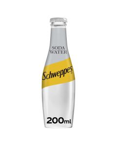 Wholesale Supplier Schweppes Soda Water 200ml x 24
