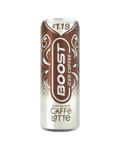 Wholesale Supplier Boost Caffe Latte 250ml x 12 PM£1.19