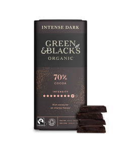 Wholesale Supplier Green & Black's Organic 70% Dark Chocolate Bar 90g x 15
