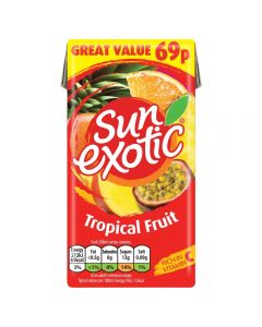 Wholesale Supplier Sun Exotic Tropical Fruit 288ml x 27 PM69p