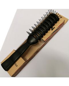 Wholesale Supplier Vain Vented Detangling Comb Black Styling Hair Brush Salon Hairdressing - Large