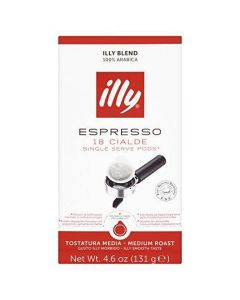 Illy ESE Espresso Coffee Paper Pods 18 Servings