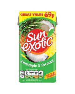 Wholesale Supplier Sun Exotic Pineapple & Coconut 288ml x 27 PM69p