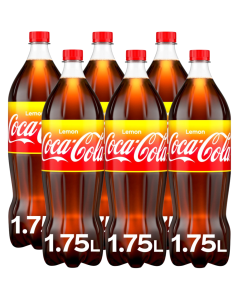 Coca-Cola Lemon Bottle 1.75L x 6 Best Before: 31.03.2025
