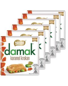 Wholesale Supplier Nestle Damak Caramel Croquant White Chocolate With Pistachio 60g x 6