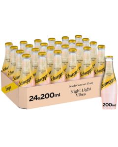 Schweppes Peach Coconut Tiaré Soda Mixer 200ml x 24 Best Before 30.04.2025