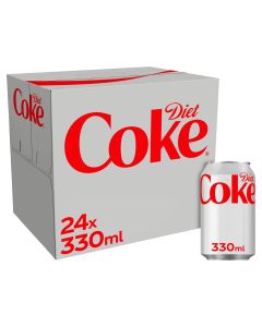 Wholesale Supplier Diet Coke Can Box 330ml x 24 MultiPack BBE 31/01/2024